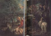Peter Paul Rubens Landscape with St George and the Dragon (mk01) oil on canvas